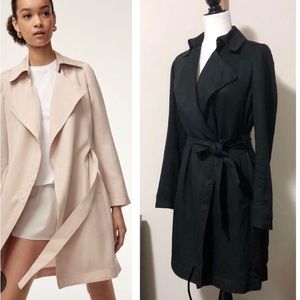 Aritzia Babaton Lawson Maximo Trench Coat Size Small